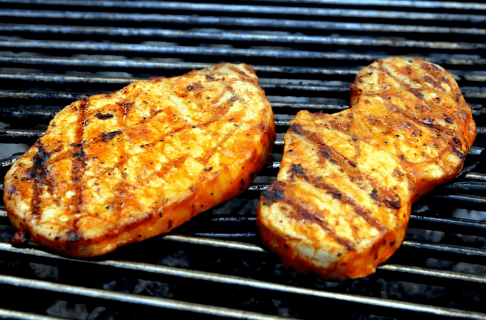 steak de porc grillé